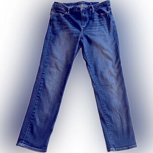 LUCKY BRAND Hayden Skinny Jeans Mid Rise Stretch Medium Wash Blue | Size 14/32